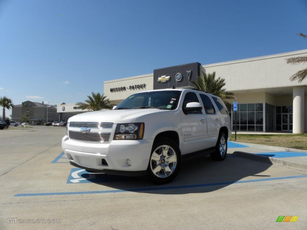 2007 Tahoe LTZ - Summit White / Light Titanium/Ebony photo #1