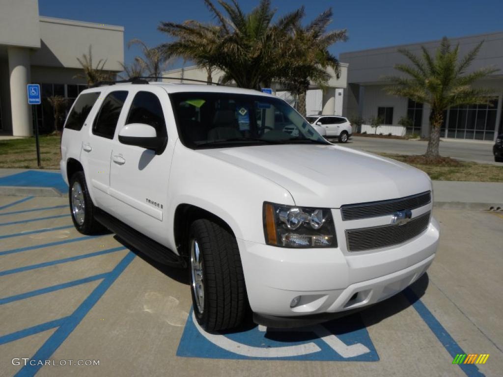 2007 Tahoe LTZ - Summit White / Light Titanium/Ebony photo #7