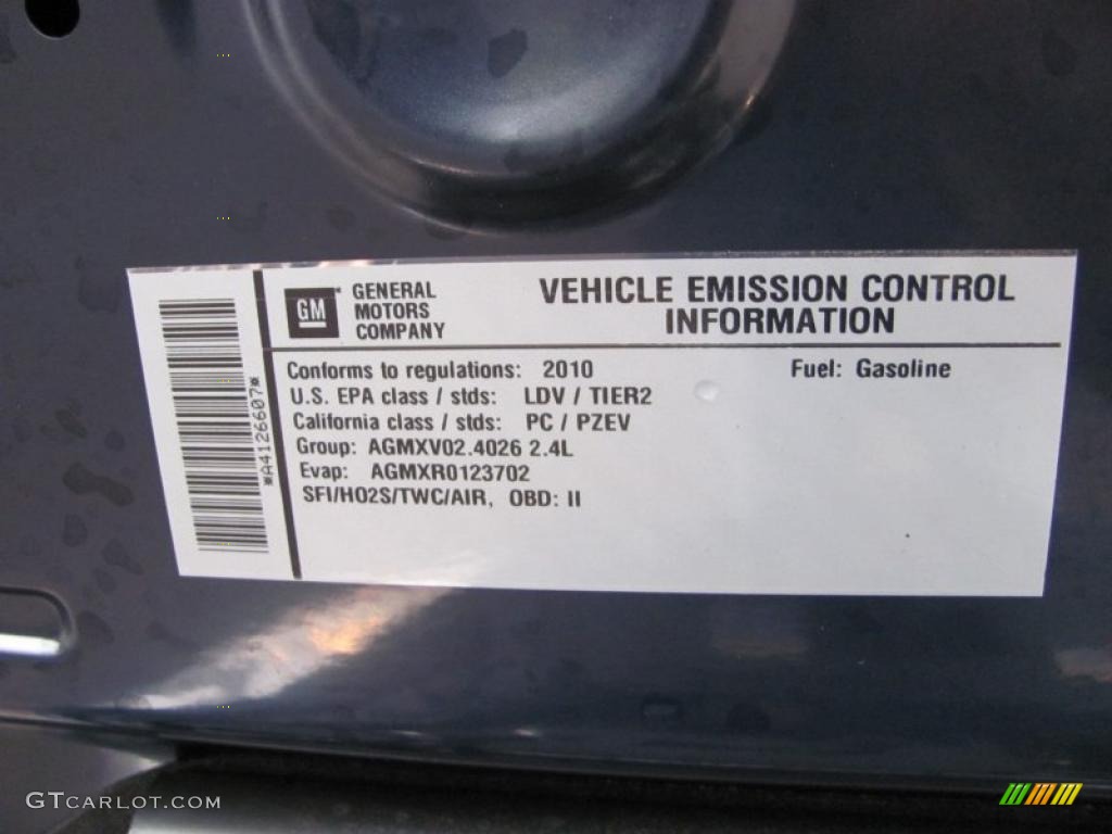 2010 G6 Sedan - Midnight Blue Metallic / Ebony photo #30