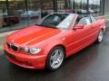 2006 Electric Red BMW 3 Series 330i Convertible  photo #17
