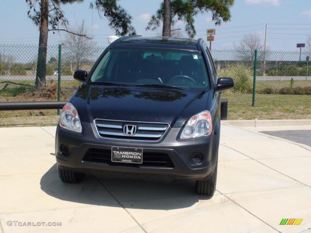 2006 CR-V EX 4WD - Nighthawk Black Pearl / Black photo #8