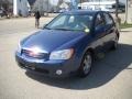 2005 Imperial Blue Kia Spectra EX Sedan  photo #3