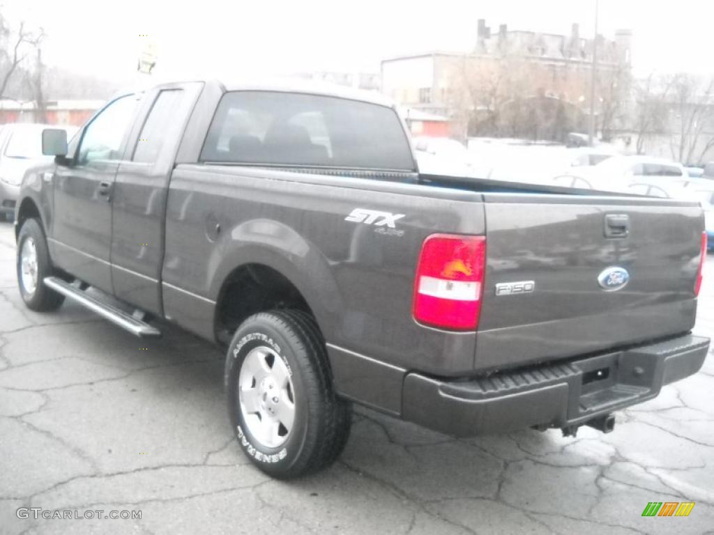 2006 F150 STX SuperCab 4x4 - Dark Stone Metallic / Medium/Dark Flint photo #4