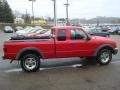 2001 Bright Red Ford Ranger XLT SuperCab 4x4  photo #5