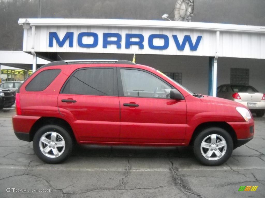 Volcanic Red Kia Sportage