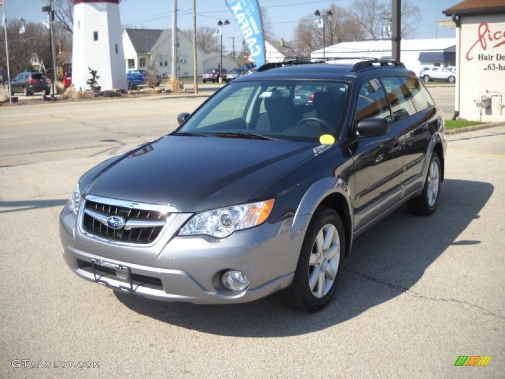 2009 Outback 2.5i Special Edition Wagon - Diamond Gray Metallic / Off Black photo #3