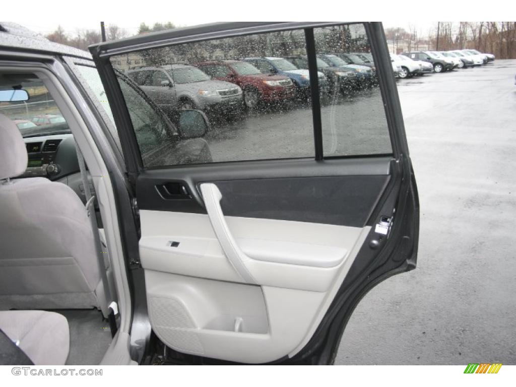 2008 Highlander 4WD - Magnetic Gray Metallic / Ash Gray photo #15