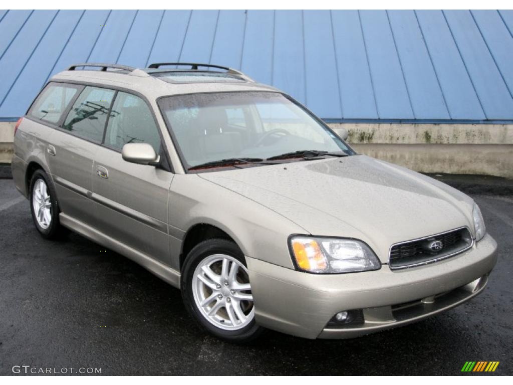 2004 Legacy 2.5 GT Wagon - Titanium Pearl / Black photo #3