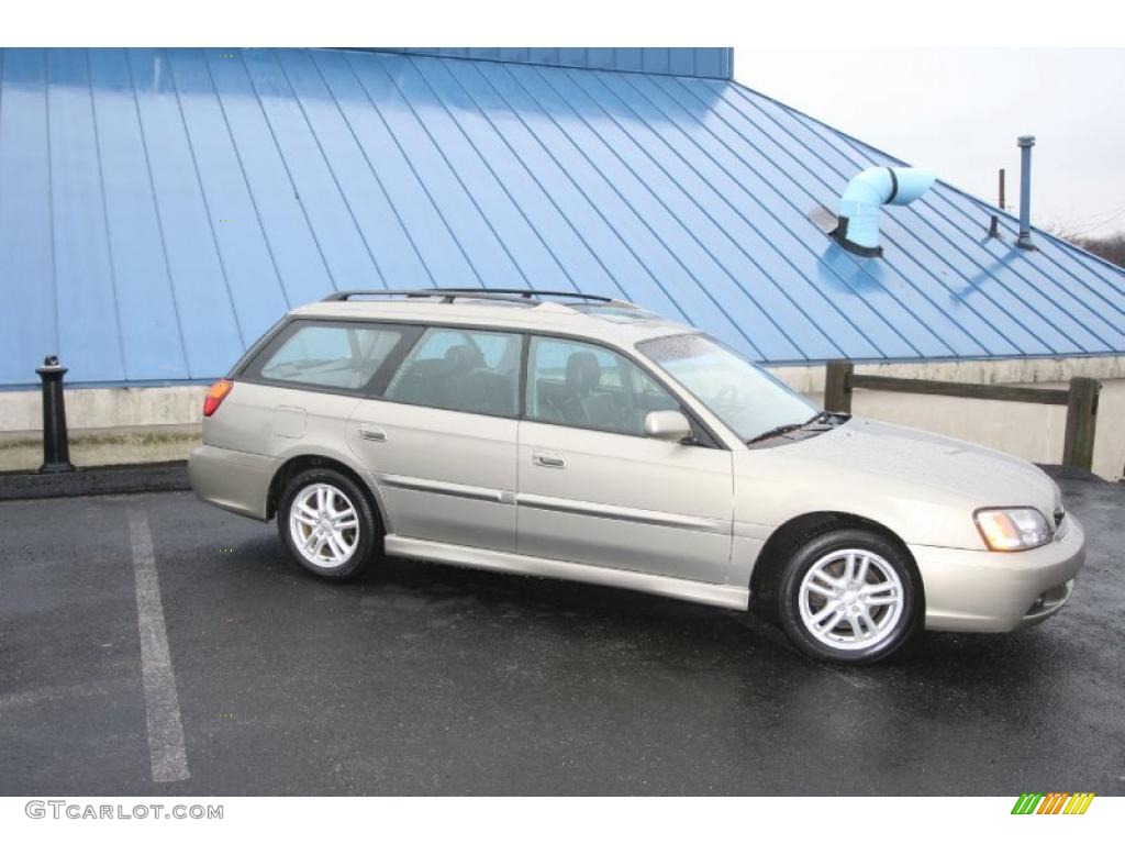 2004 Legacy 2.5 GT Wagon - Titanium Pearl / Black photo #4