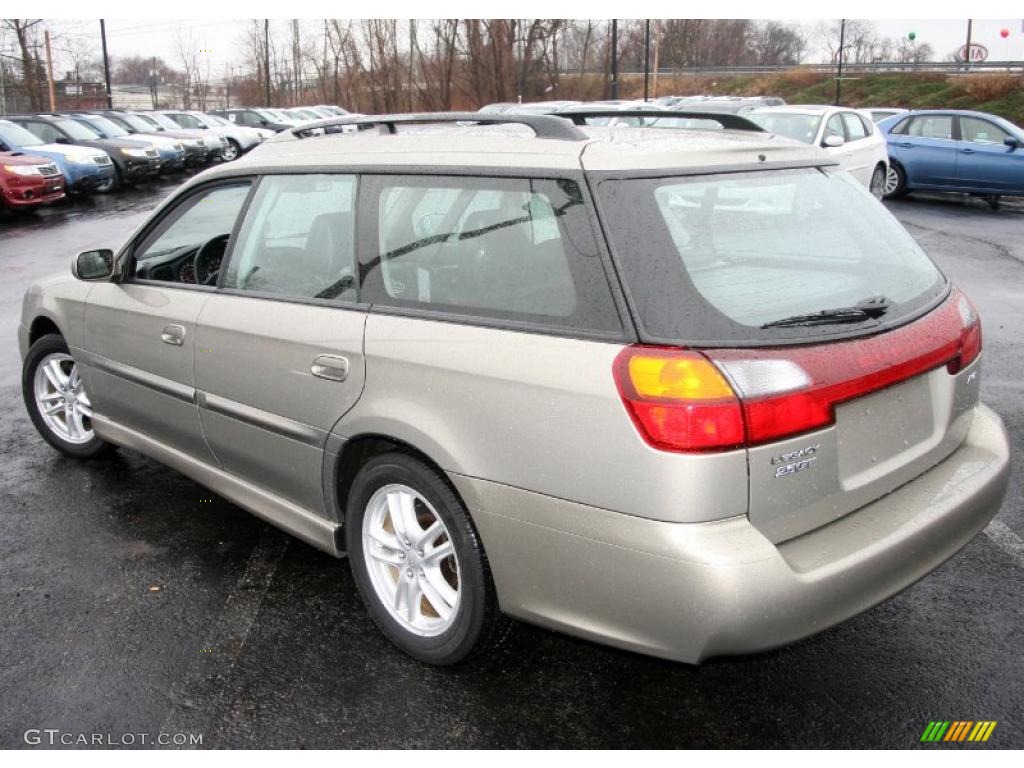 2004 Legacy 2.5 GT Wagon - Titanium Pearl / Black photo #8