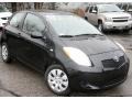 2008 Black Sand Pearl Toyota Yaris 3 Door Liftback  photo #3