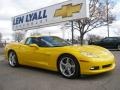 2008 Velocity Yellow Chevrolet Corvette Coupe  photo #1