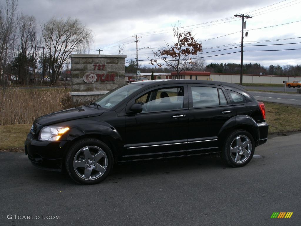 2007 Caliber R/T AWD - Black / Pastel Slate Gray photo #1
