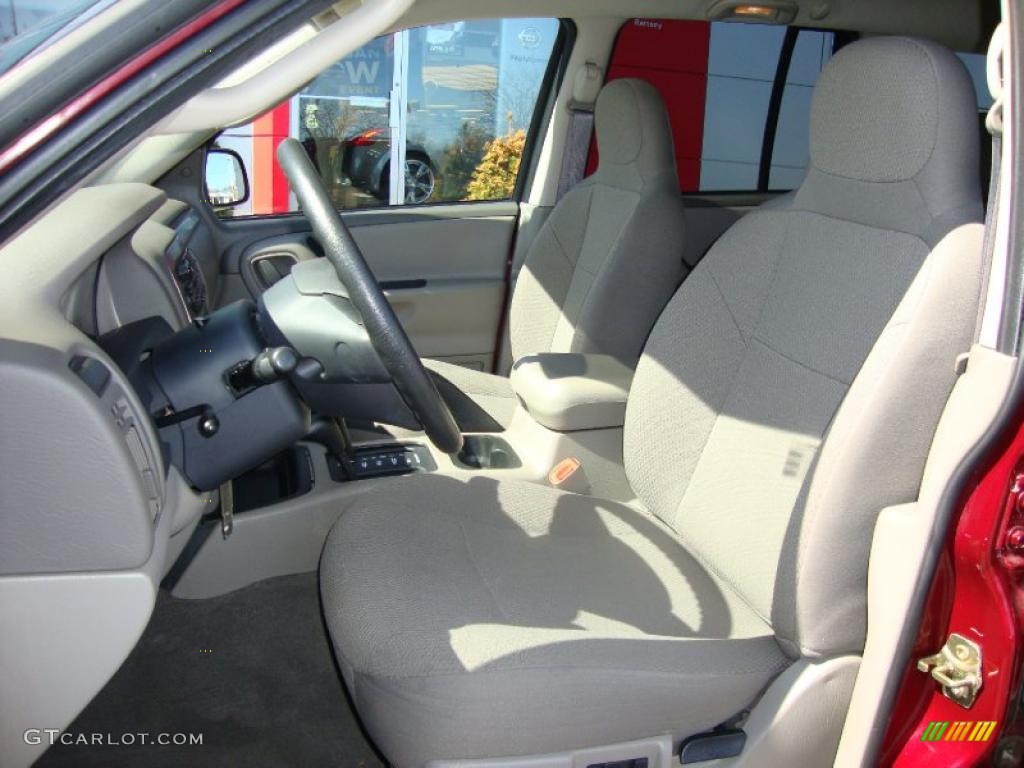 2003 Grand Cherokee Laredo 4x4 - Dark Garnet Red Pearl / Taupe photo #33