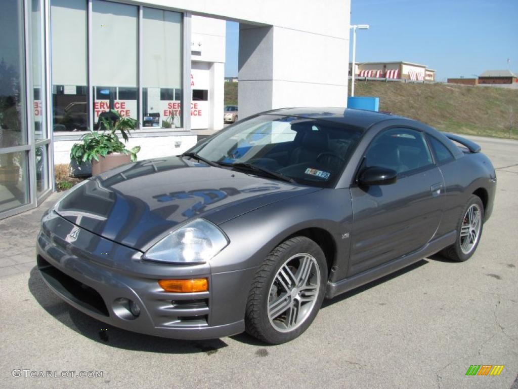 2004 Eclipse GTS Coupe - Titanium Pearl / Midnight photo #2