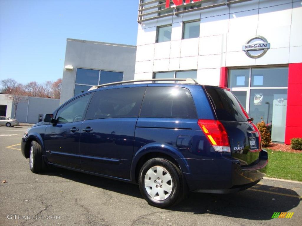 2006 Quest 3.5 S - Majestic Blue Metallic / Gray photo #7