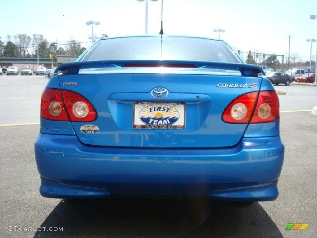 2007 Corolla S - Speedway Blue Metallic / Dark Charcoal photo #5