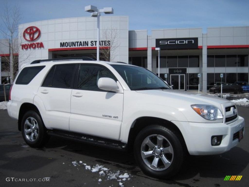 2008 4Runner Limited 4x4 - Natural White / Taupe photo #1