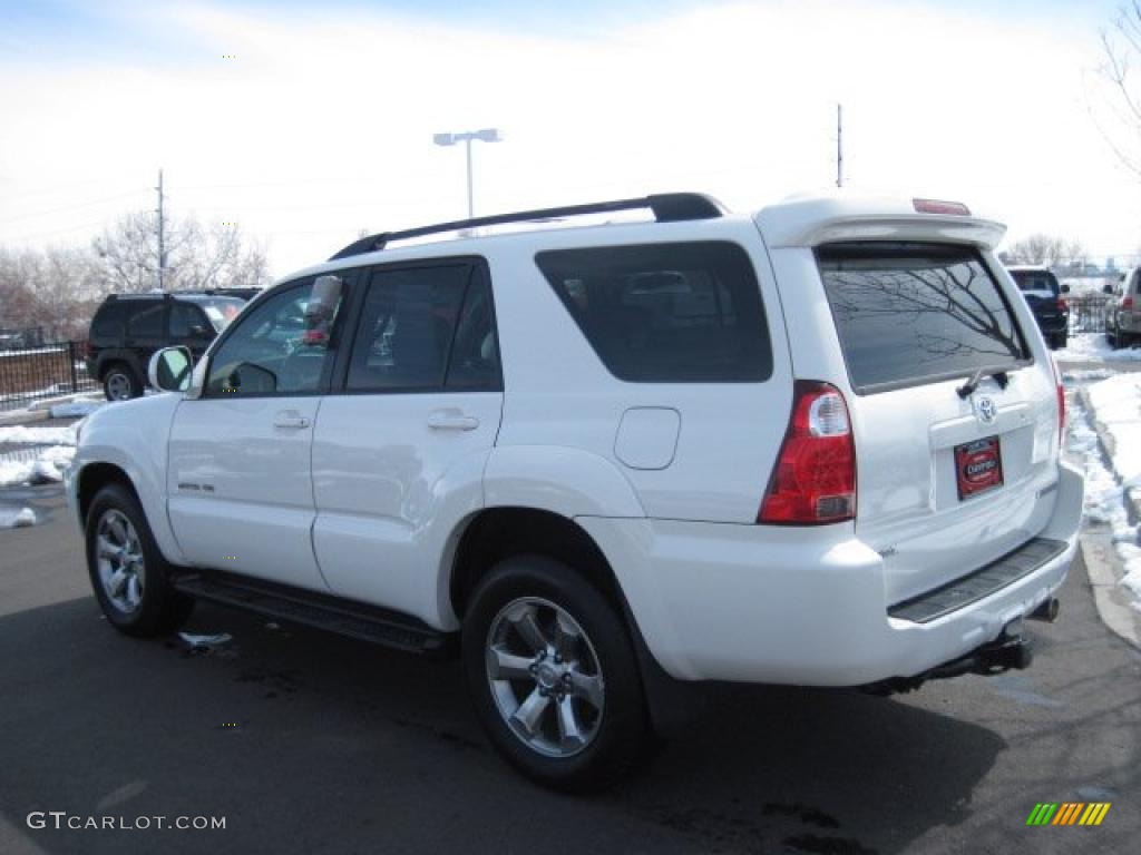 2008 4Runner Limited 4x4 - Natural White / Taupe photo #4