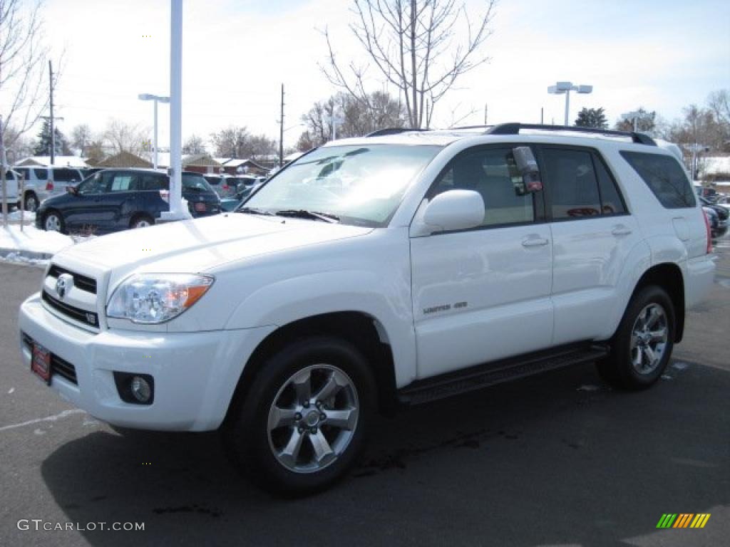 2008 4Runner Limited 4x4 - Natural White / Taupe photo #5