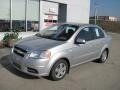 Cosmic Silver Metallic - Aveo LS Sedan Photo No. 2