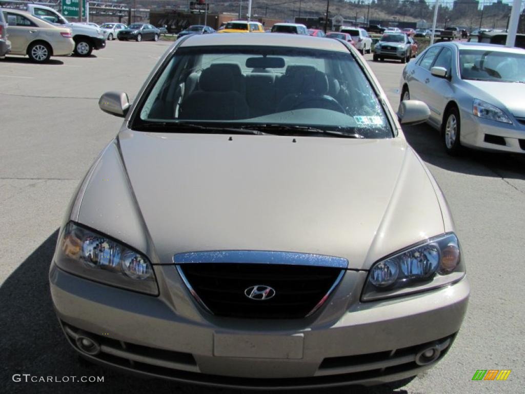2006 Elantra GLS Sedan - Champagne Beige / Beige photo #7