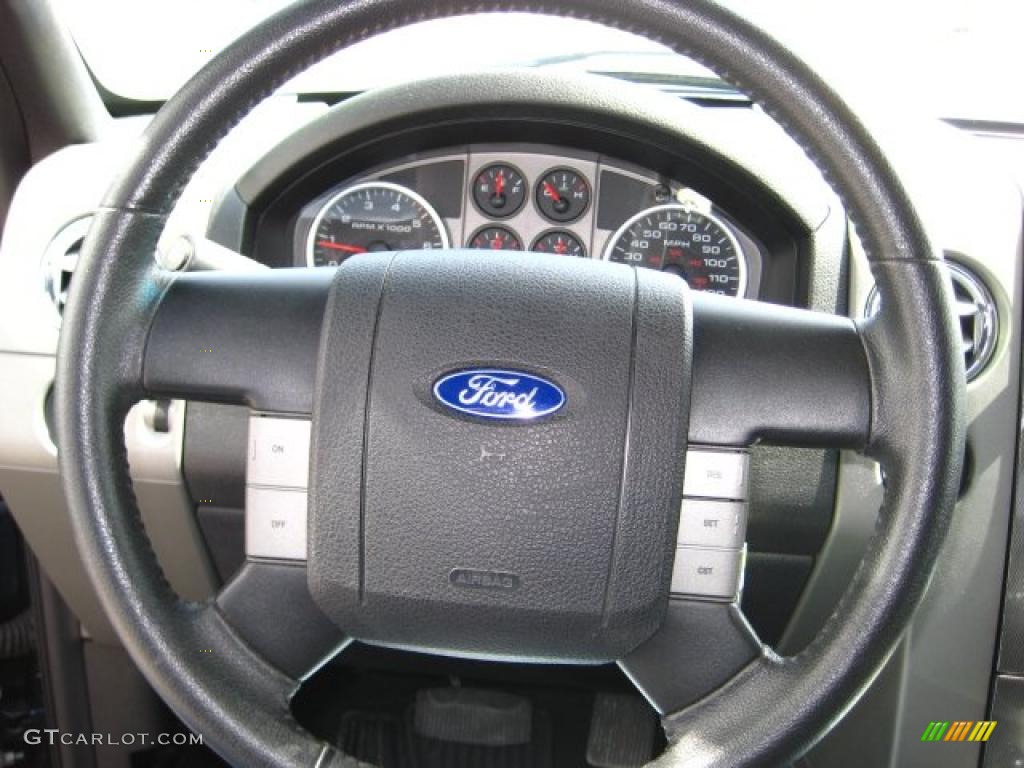 2005 F150 FX4 SuperCab 4x4 - True Blue Metallic / Black photo #17