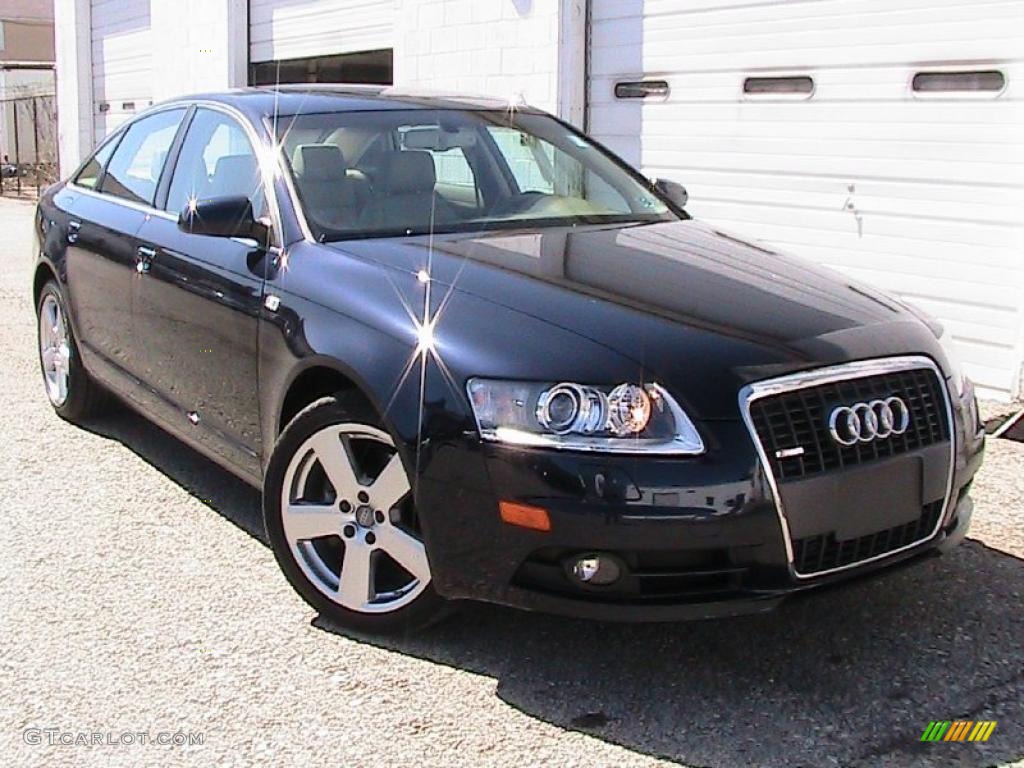 2008 A6 3.2 quattro Sedan - Night Blue Pearl Effect / Cardamom Beige photo #1