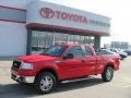 2006 Bright Red Ford F150 XLT SuperCab 4x4  photo #1