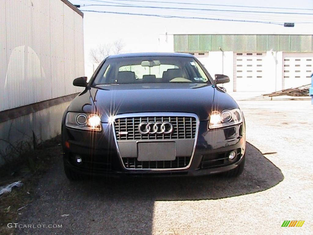 2008 A6 3.2 quattro Sedan - Night Blue Pearl Effect / Cardamom Beige photo #2