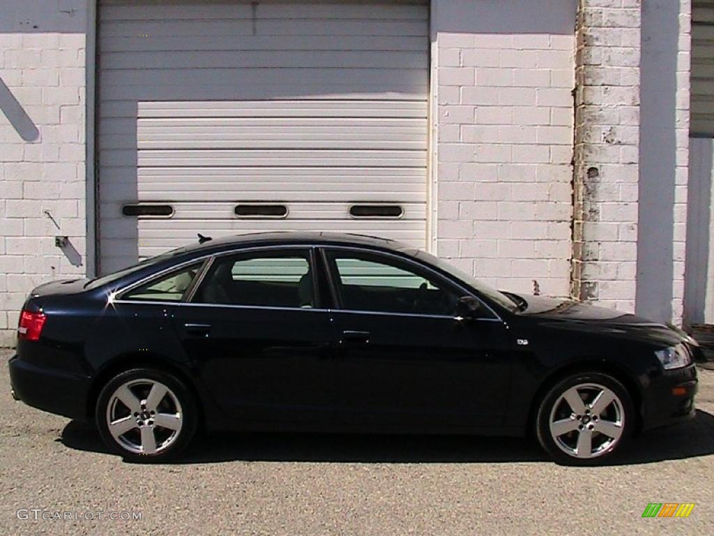 2008 A6 3.2 quattro Sedan - Night Blue Pearl Effect / Cardamom Beige photo #11