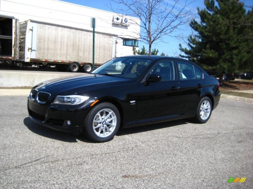 2010 3 Series 328i xDrive Sedan - Jet Black / Black Dakota Leather photo #1