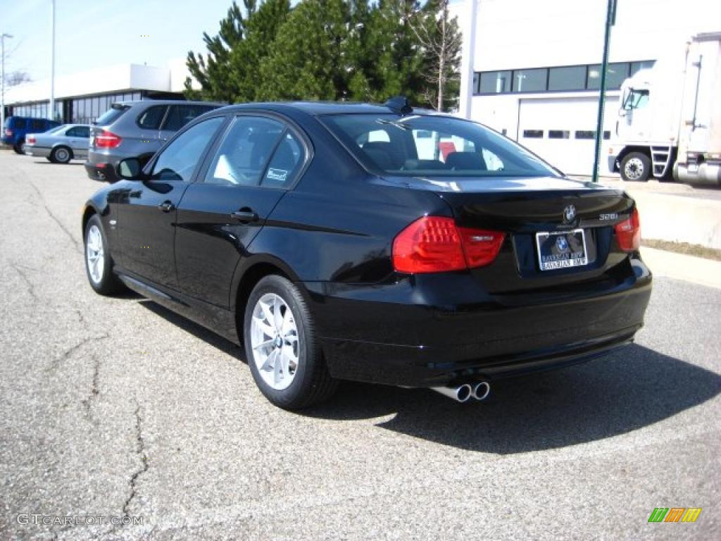 2010 3 Series 328i xDrive Sedan - Jet Black / Black Dakota Leather photo #3