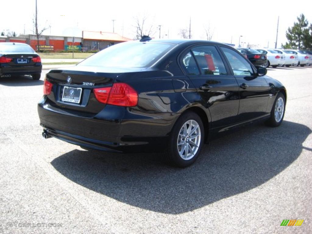 2010 3 Series 328i xDrive Sedan - Jet Black / Black Dakota Leather photo #5