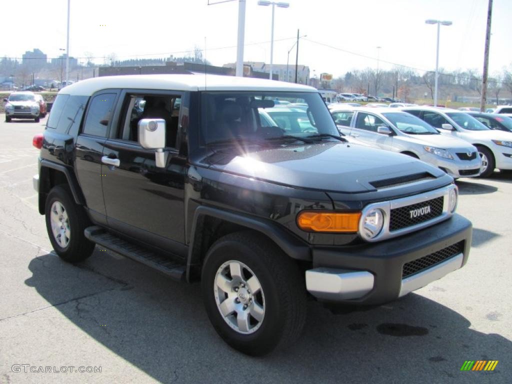 2007 FJ Cruiser 4WD - Black Diamond / Dark Charcoal photo #8