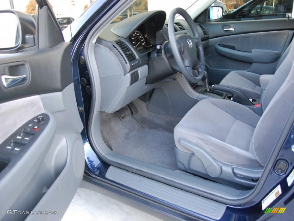 2007 Accord LX Sedan - Royal Blue Pearl / Gray photo #16