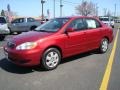 2006 Impulse Red Pearl Toyota Corolla LE  photo #2