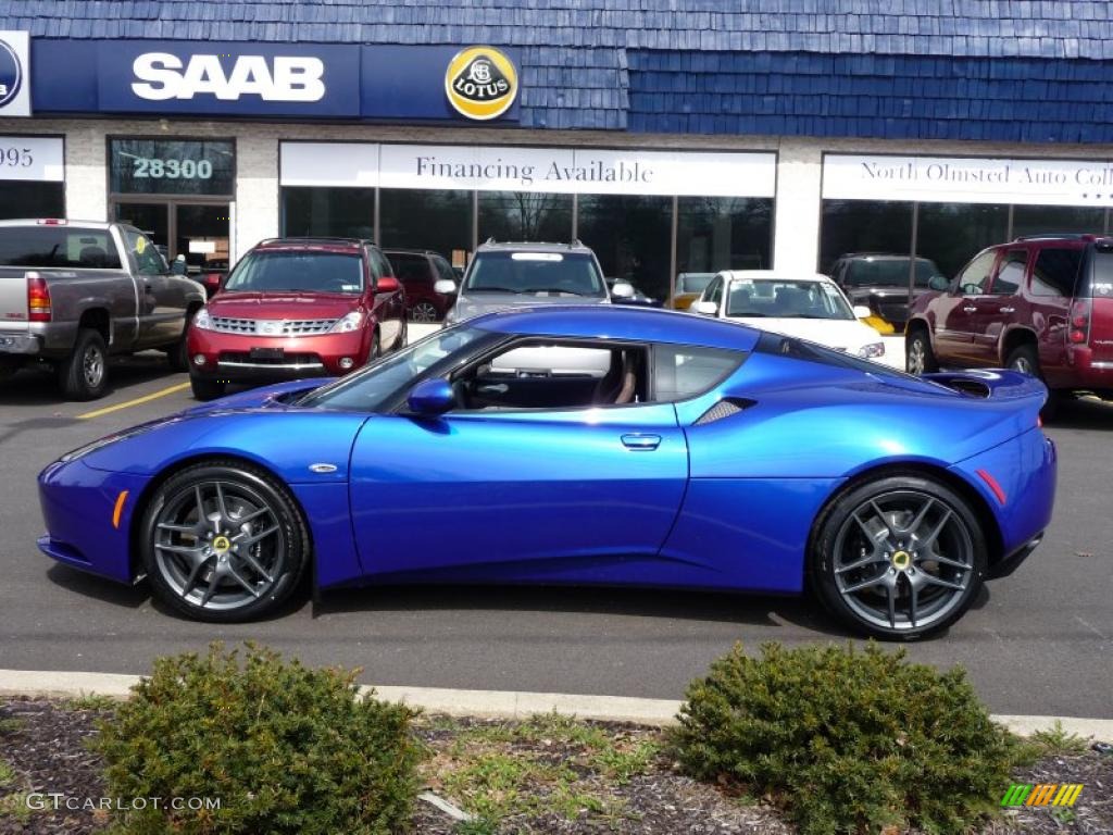 2010 Evora Coupe - Persian Blue Metallic / Cocobolo Leather photo #1