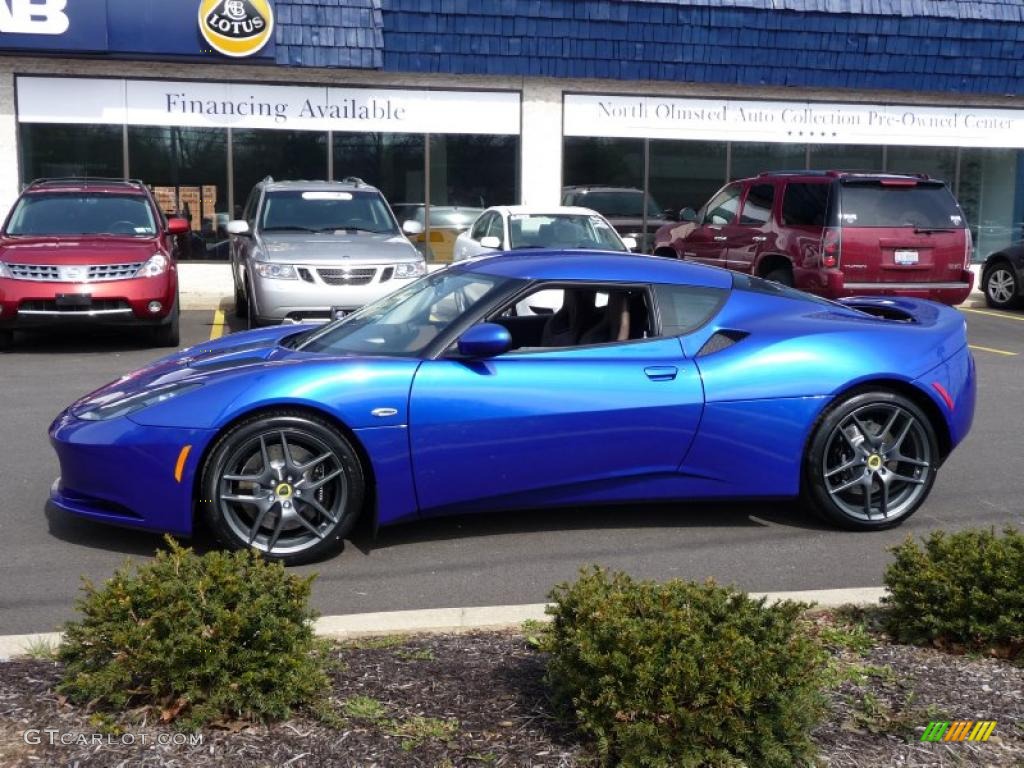 Persian Blue Metallic 2010 Lotus Evora Coupe Exterior Photo #27561665