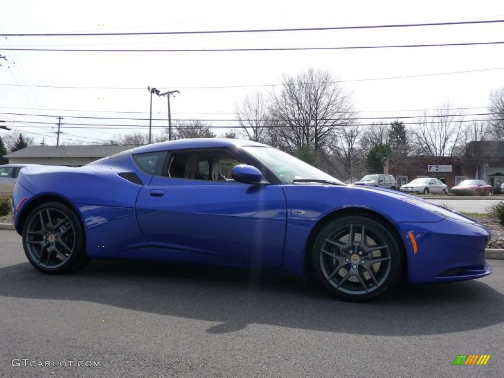 2010 Evora Coupe - Persian Blue Metallic / Cocobolo Leather photo #5