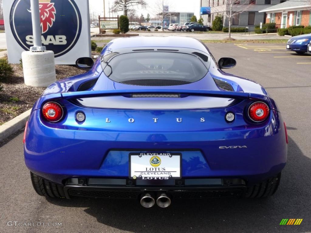 Persian Blue Metallic 2010 Lotus Evora Coupe Exterior Photo #27561809