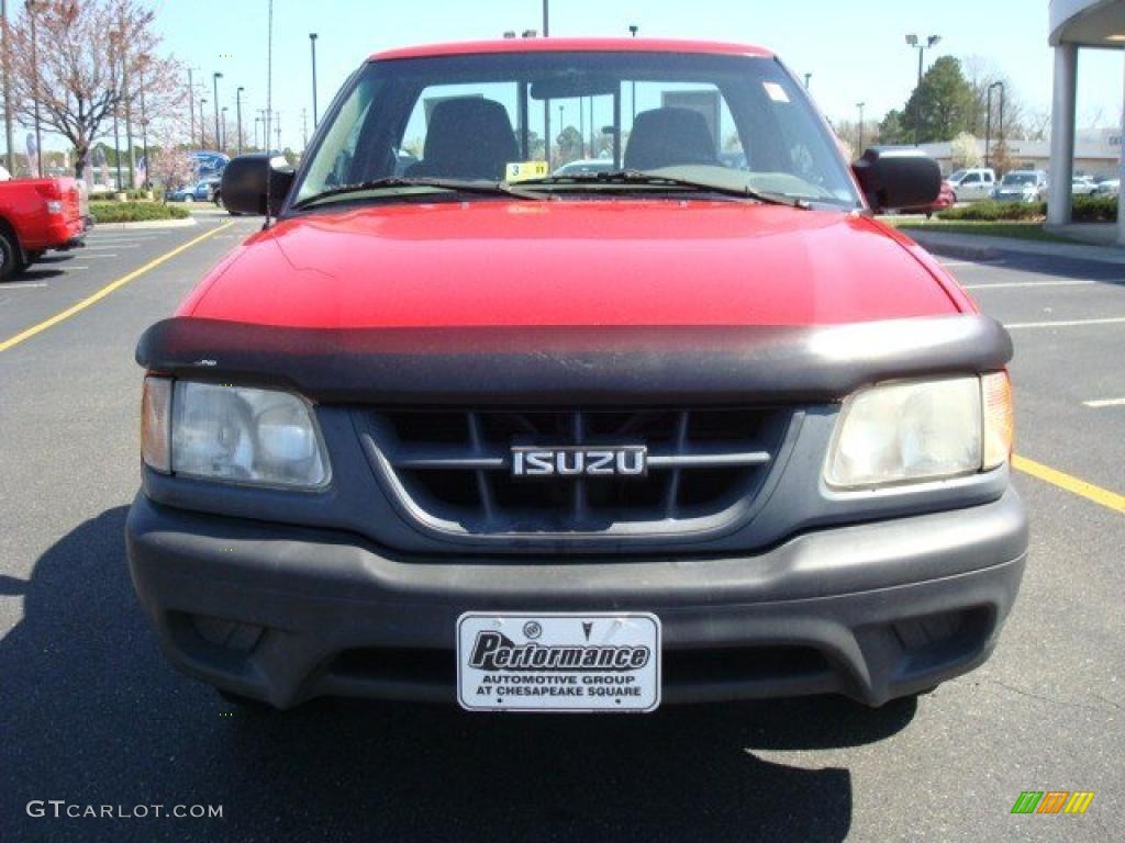 2000 Hombre XS Regular Cab - Victory Red / Medium Dark Pewter photo #9