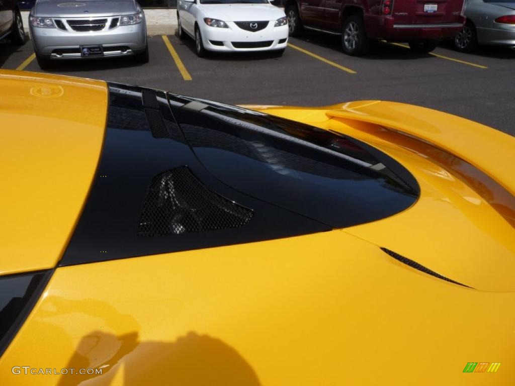 2010 Evora Coupe - Solar Yellow Metallic / Black Leather photo #27