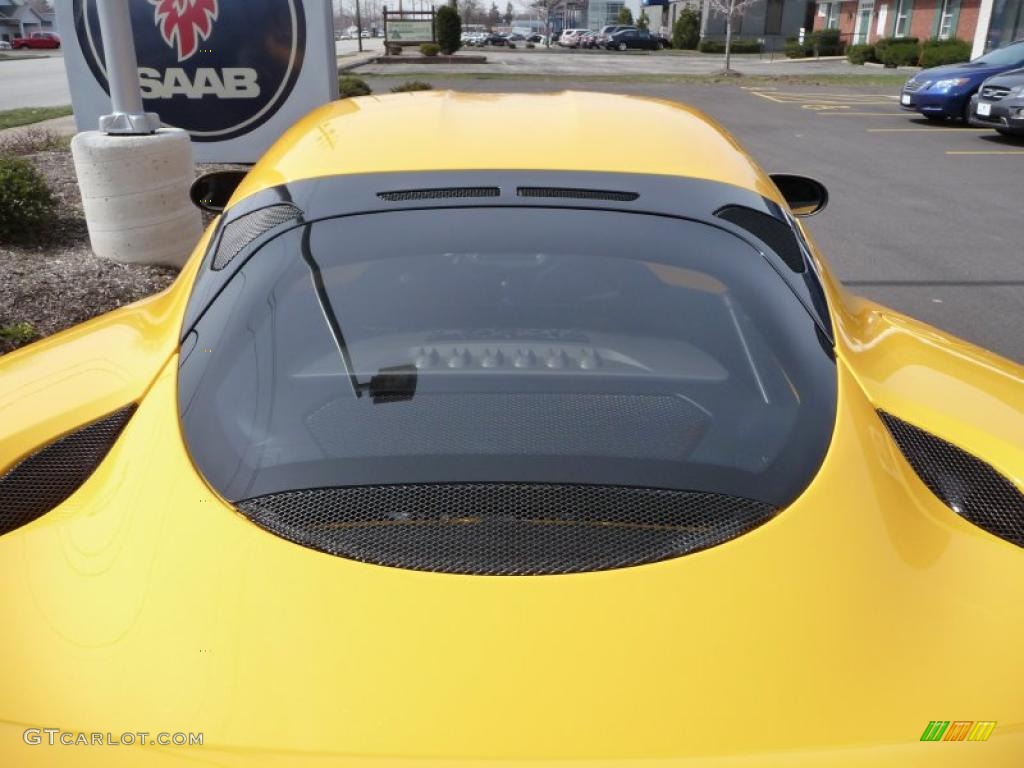 2010 Evora Coupe - Solar Yellow Metallic / Black Leather photo #28