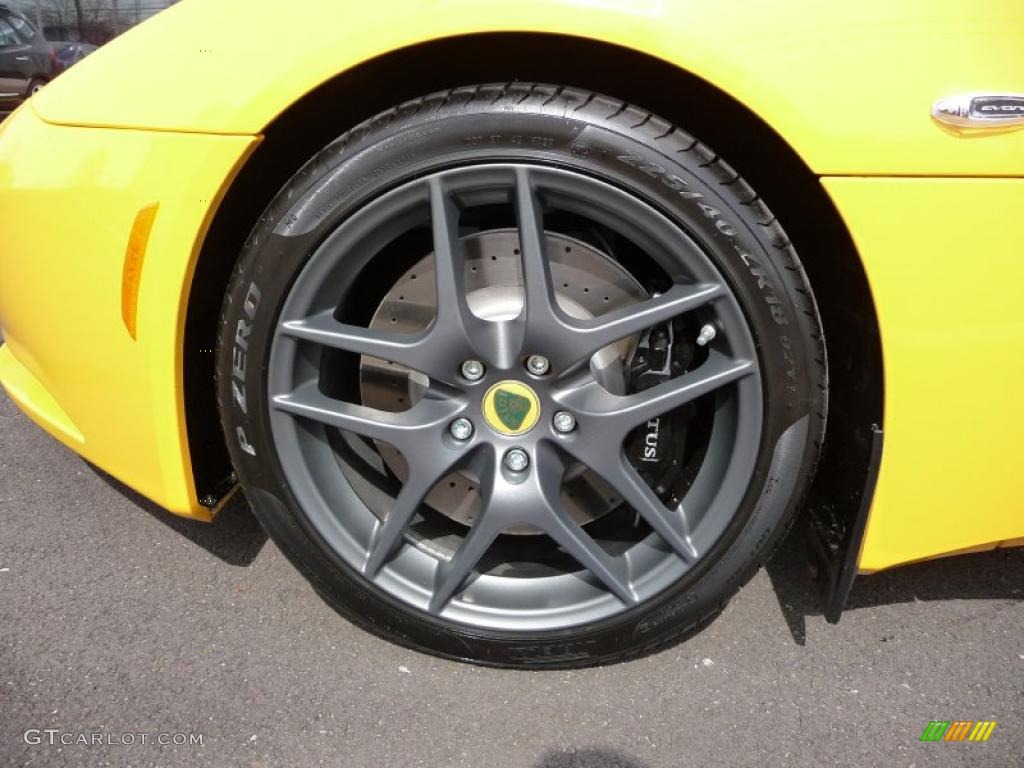 2010 Evora Coupe - Solar Yellow Metallic / Black Leather photo #30