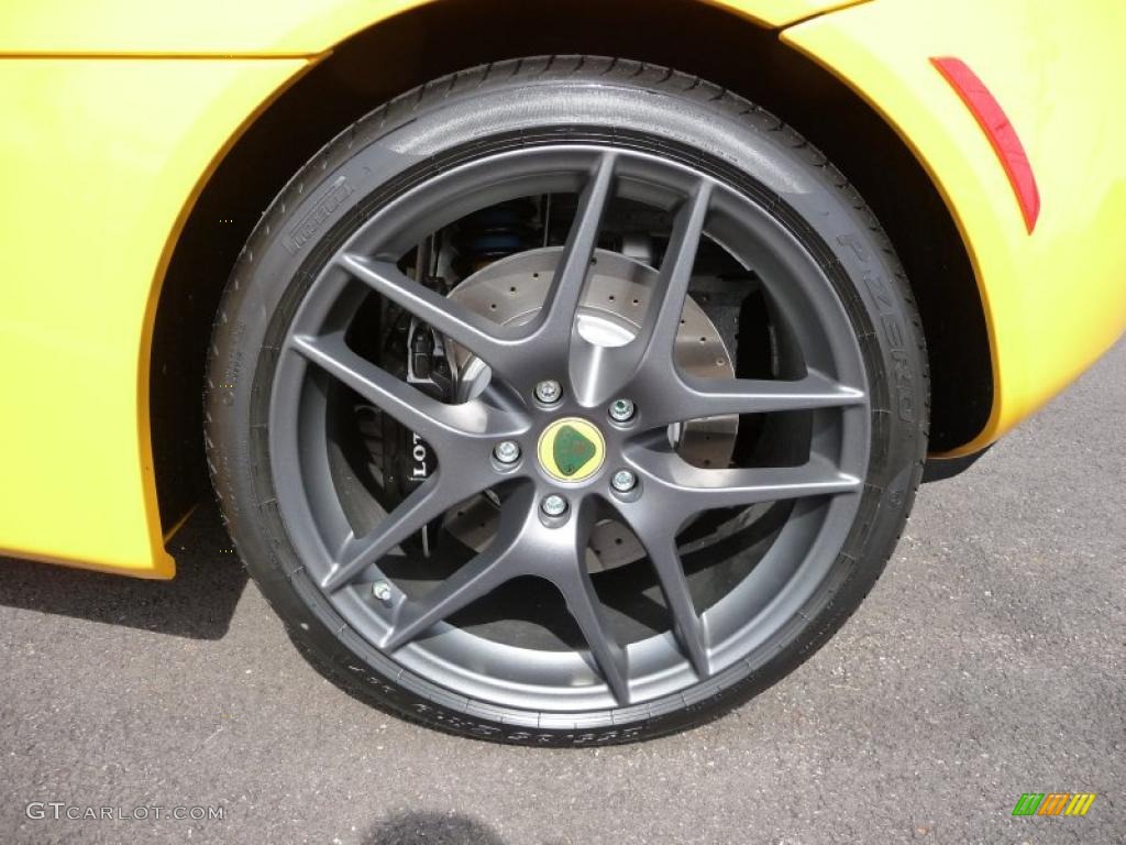 2010 Evora Coupe - Solar Yellow Metallic / Black Leather photo #31