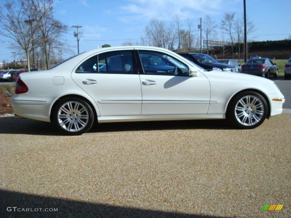 2008 E 350 Sedan - Arctic White / Ash photo #7