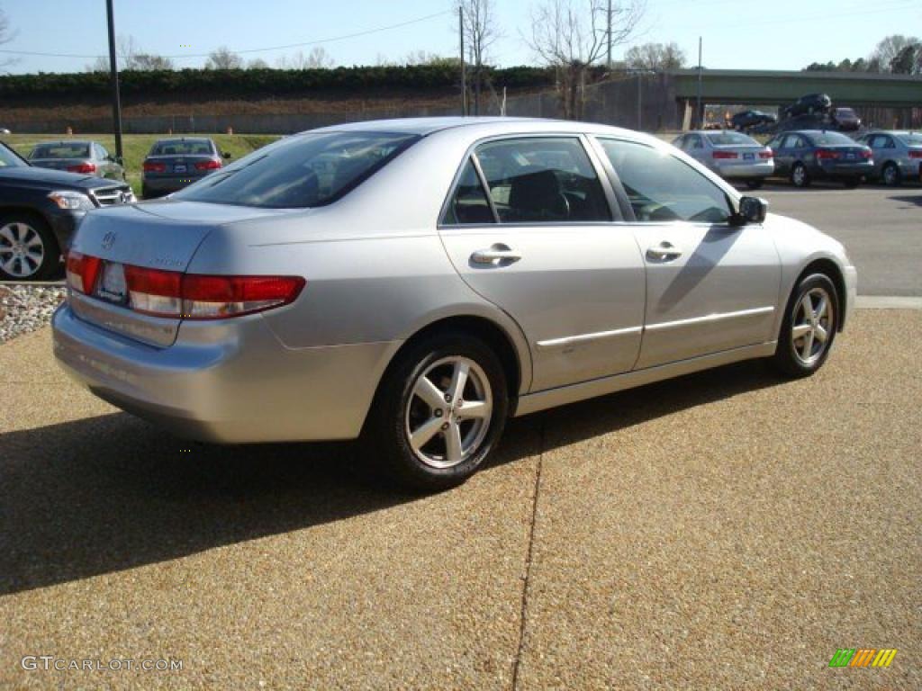 2003 Accord EX-L Sedan - Satin Silver Metallic / Black photo #5