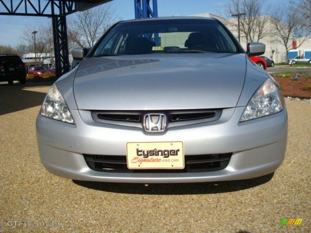 2003 Accord EX-L Sedan - Satin Silver Metallic / Black photo #6