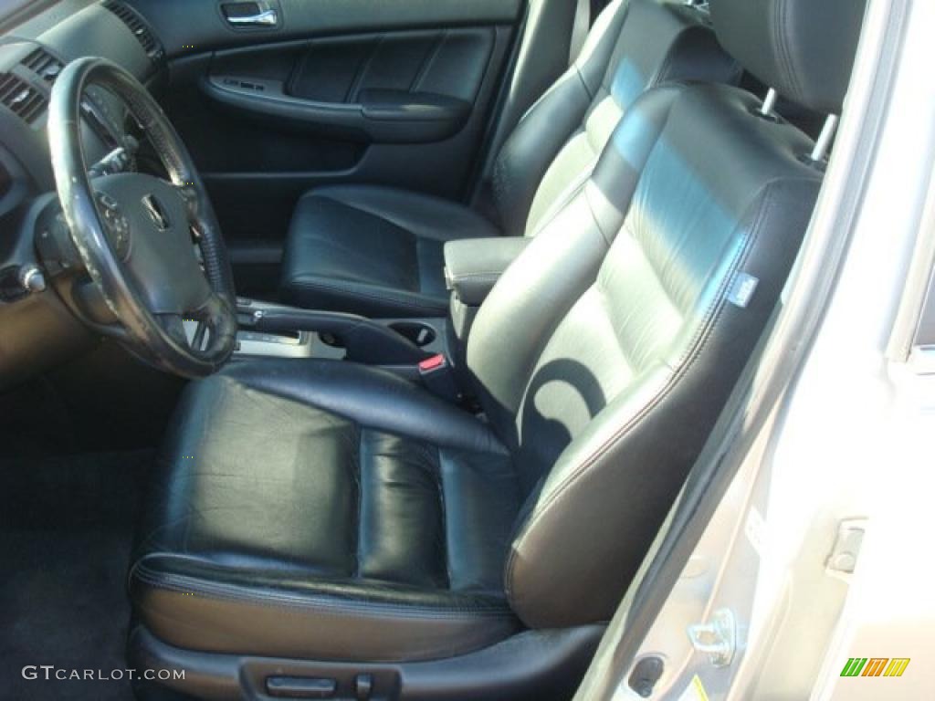 2003 Accord EX-L Sedan - Satin Silver Metallic / Black photo #7